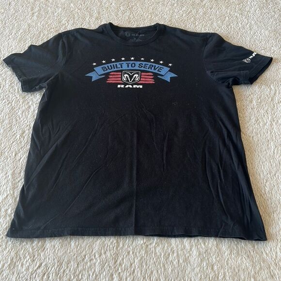 Ram Built To Serve short sleeve black shirt size XL - Picture 3 of 16